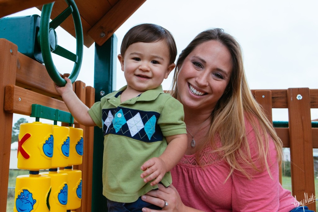 Dr. Kerriann Greenhalgh and son Nolan